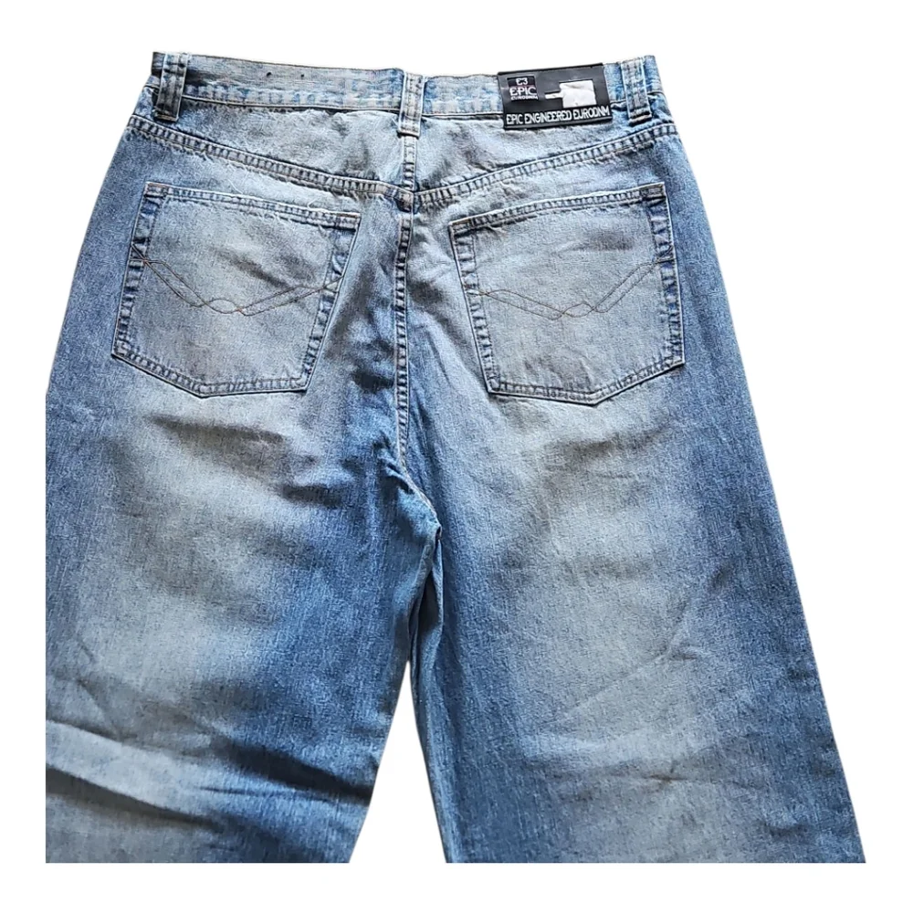 E3 EPIC Engineered Eurodnm Jeans. Vintage Y2K Baggy Loose Fit. Mens 36/32